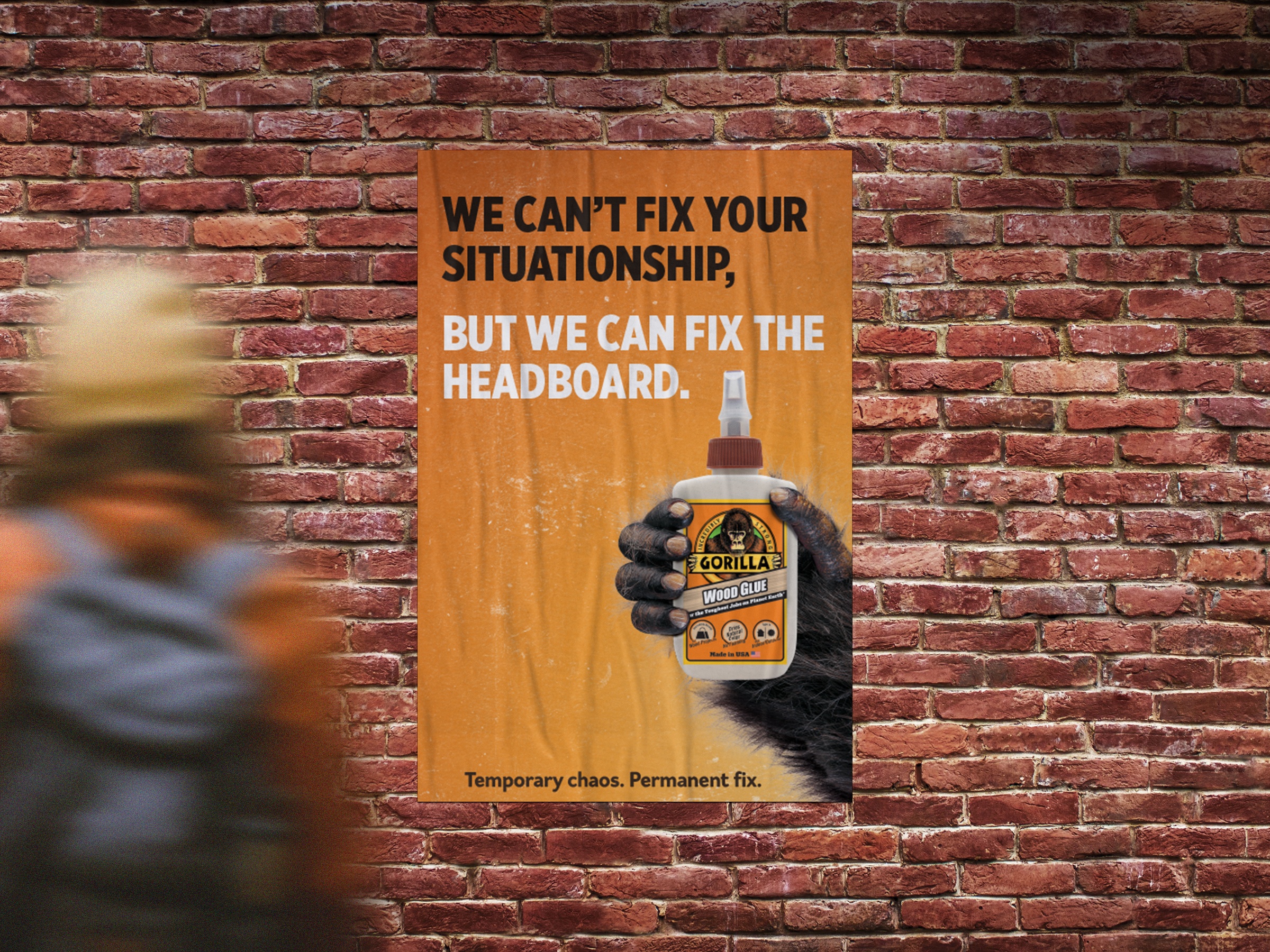 We can't fix your situationship, but we can fix the headboard.