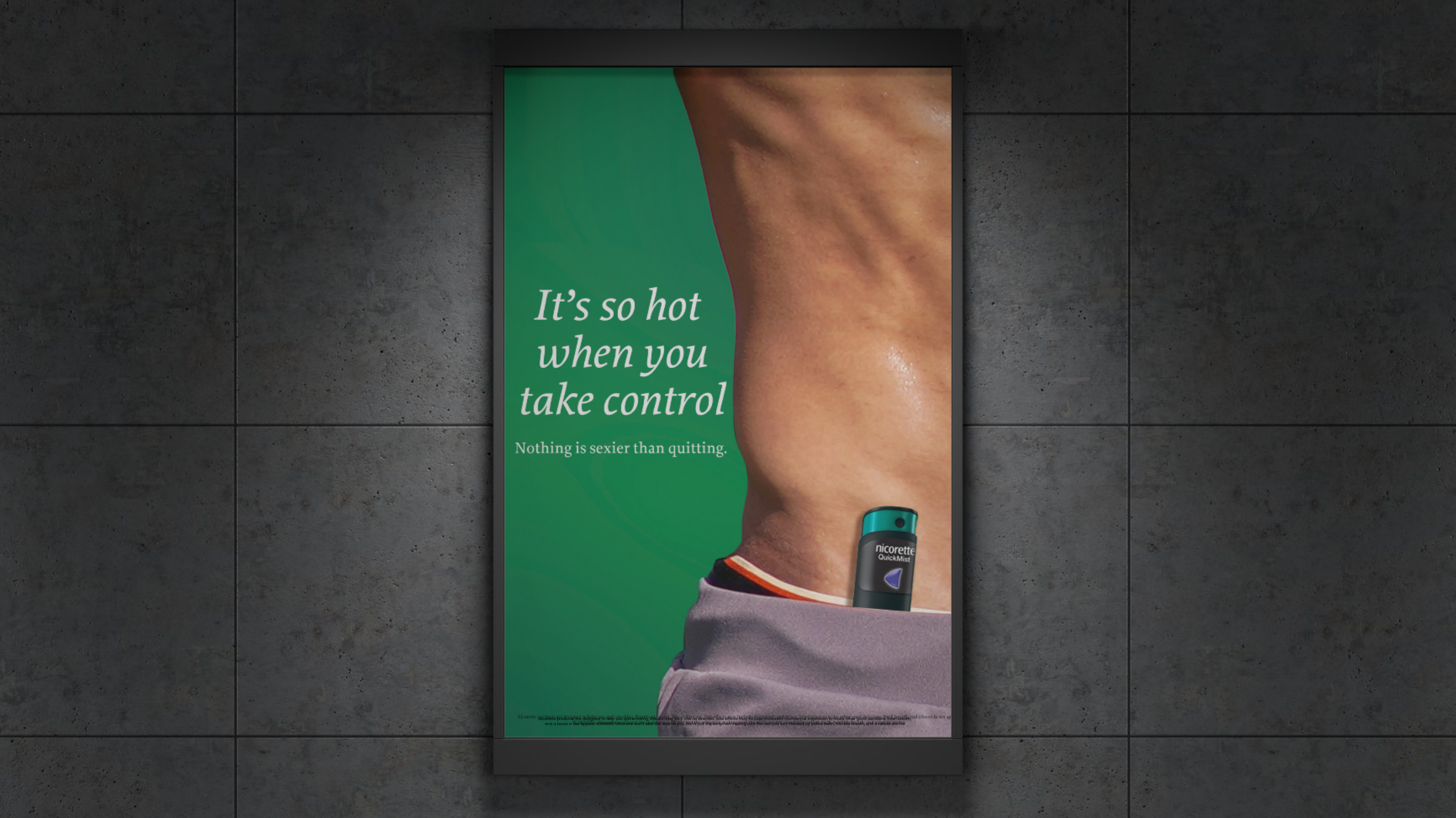 It's so hot when you take control — Nothing is sexier than quitting