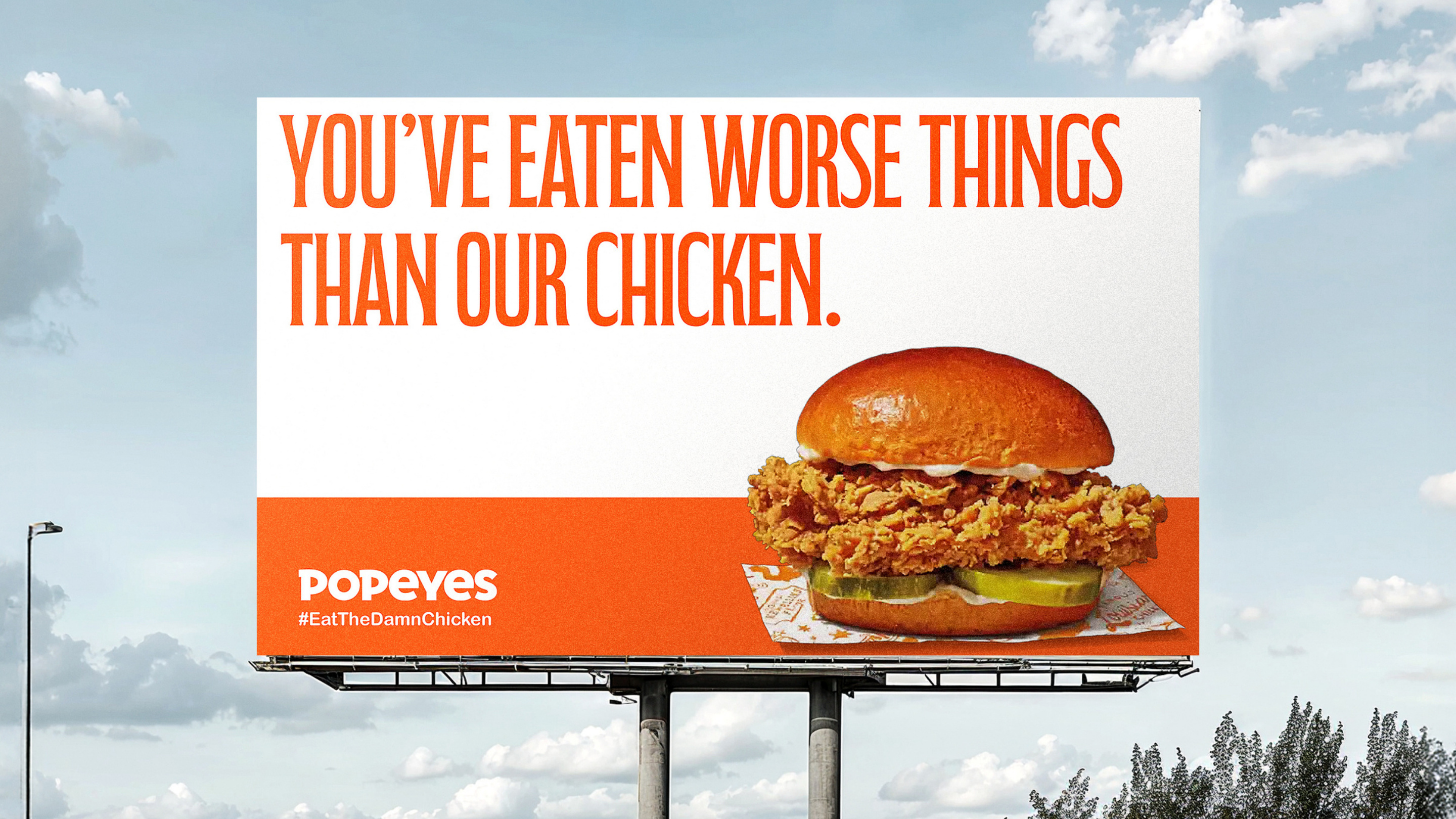 You've eaten worse things than our chicken.