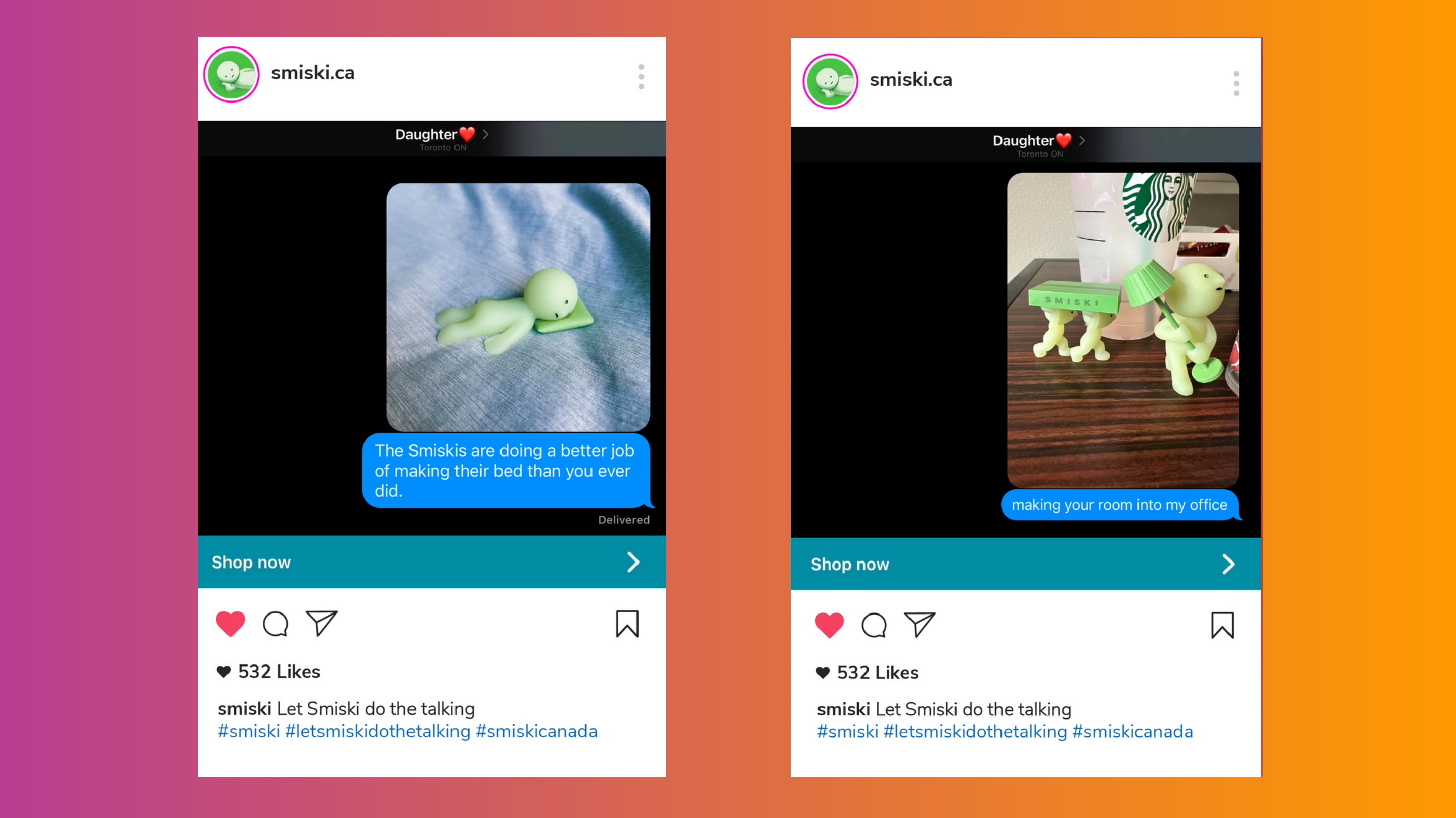 Smiski Instagram ads