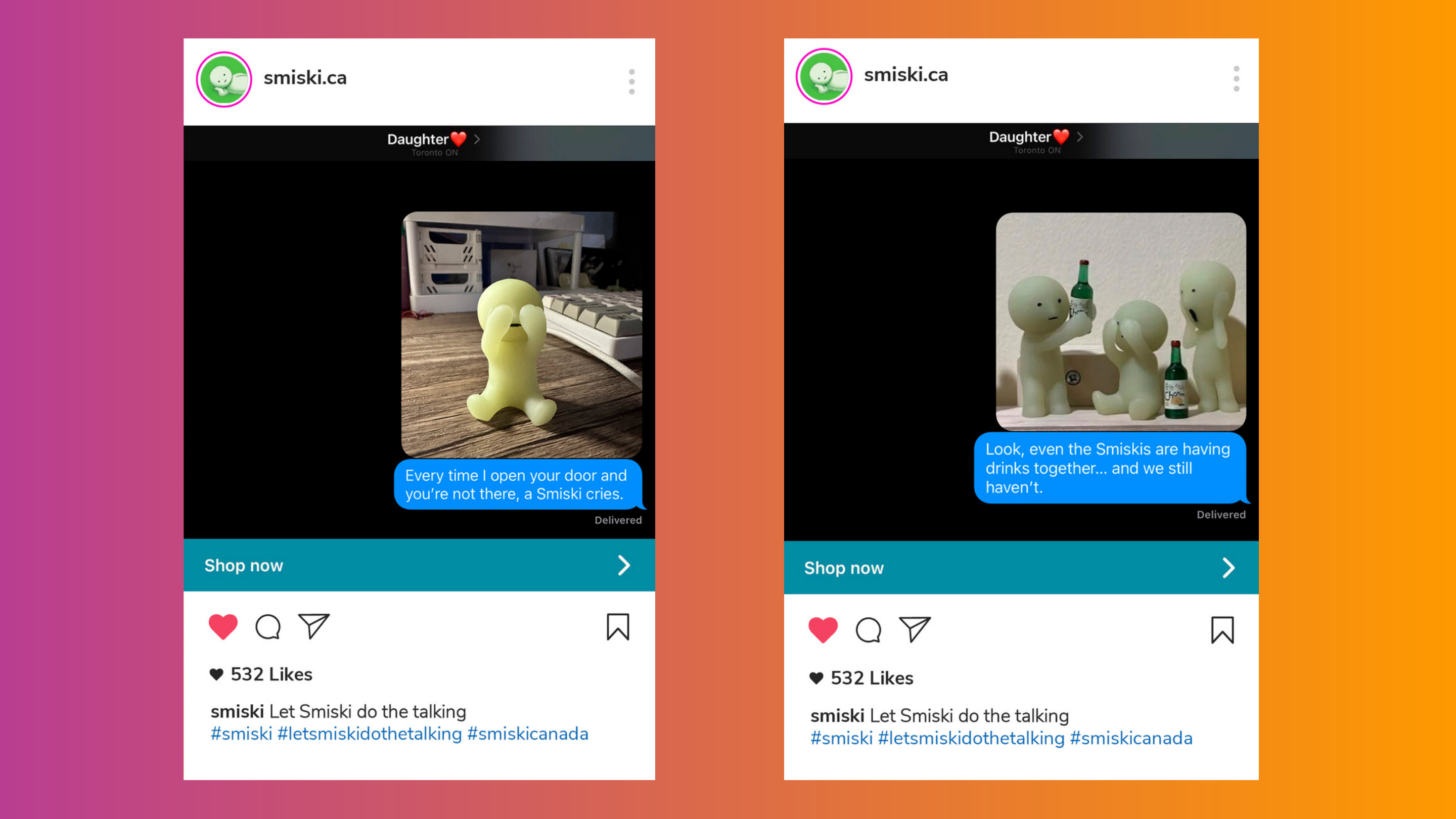 Smiski Instagram ads